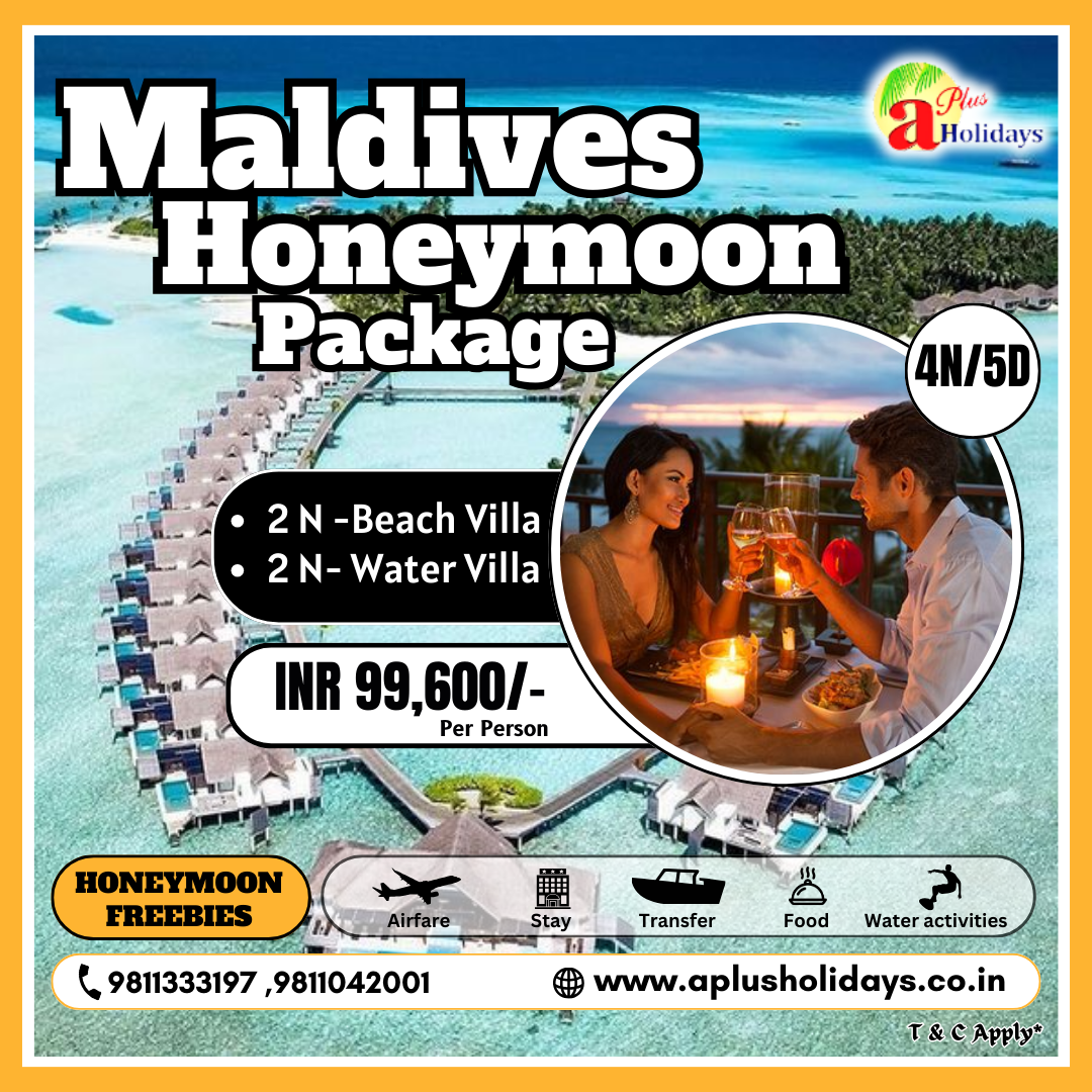 Maldives Honeymoon travel agent in pitampura delhi