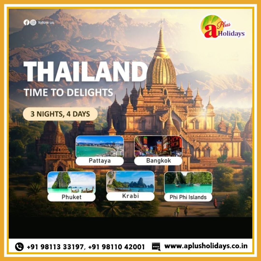 Bangkok tour from Delhi pitampura