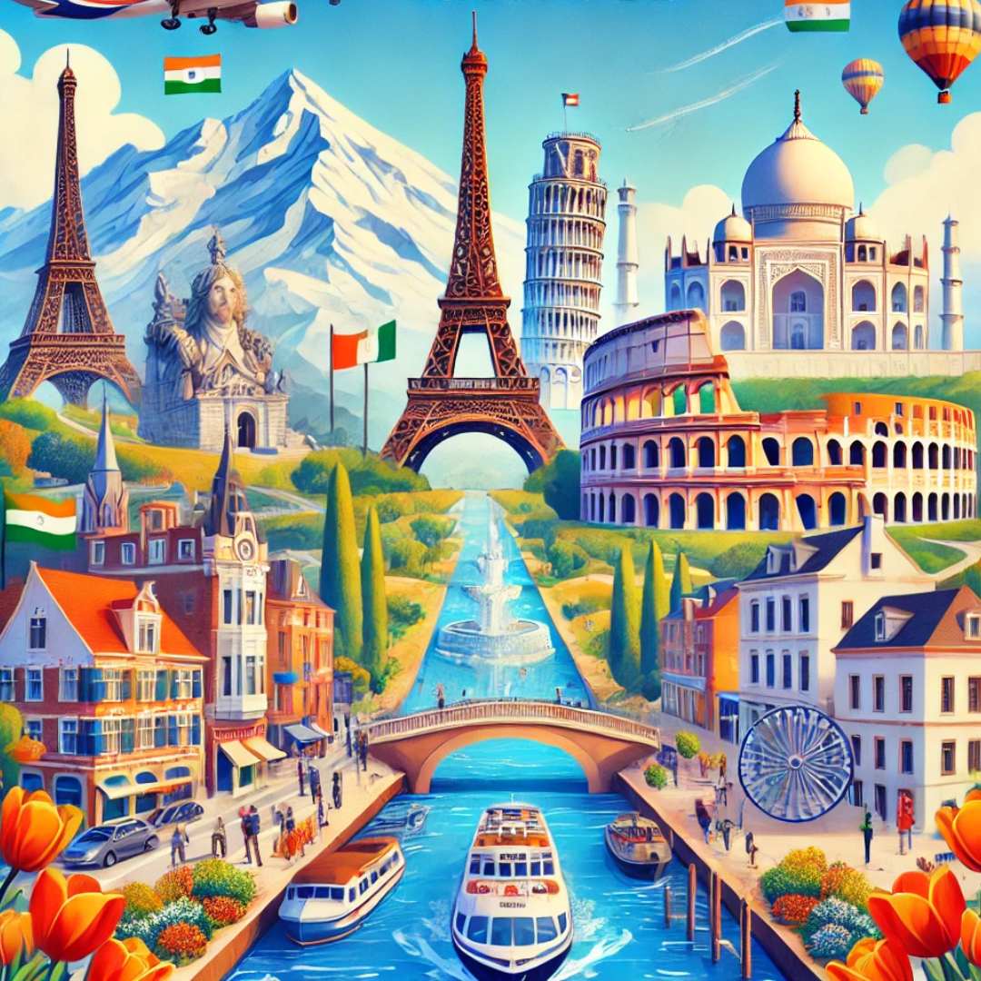 Best Europe tour packages from Pitampura Delhi for Indian travelers