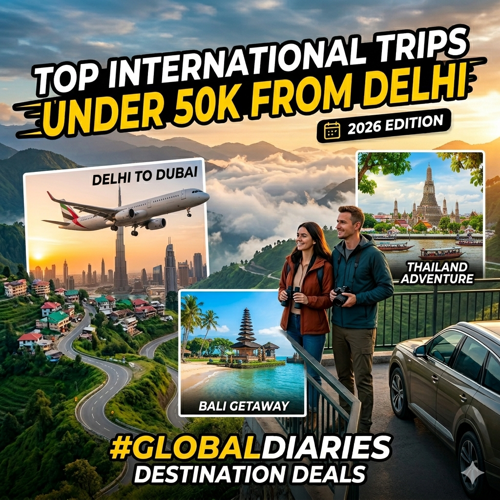 Budget International Trips Under 50K from Delhi
