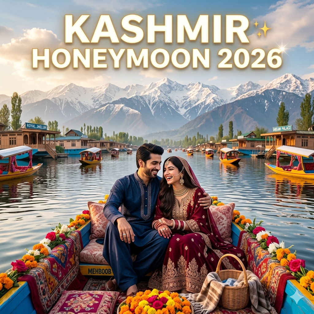 Kashmir honeymoon package from delhi