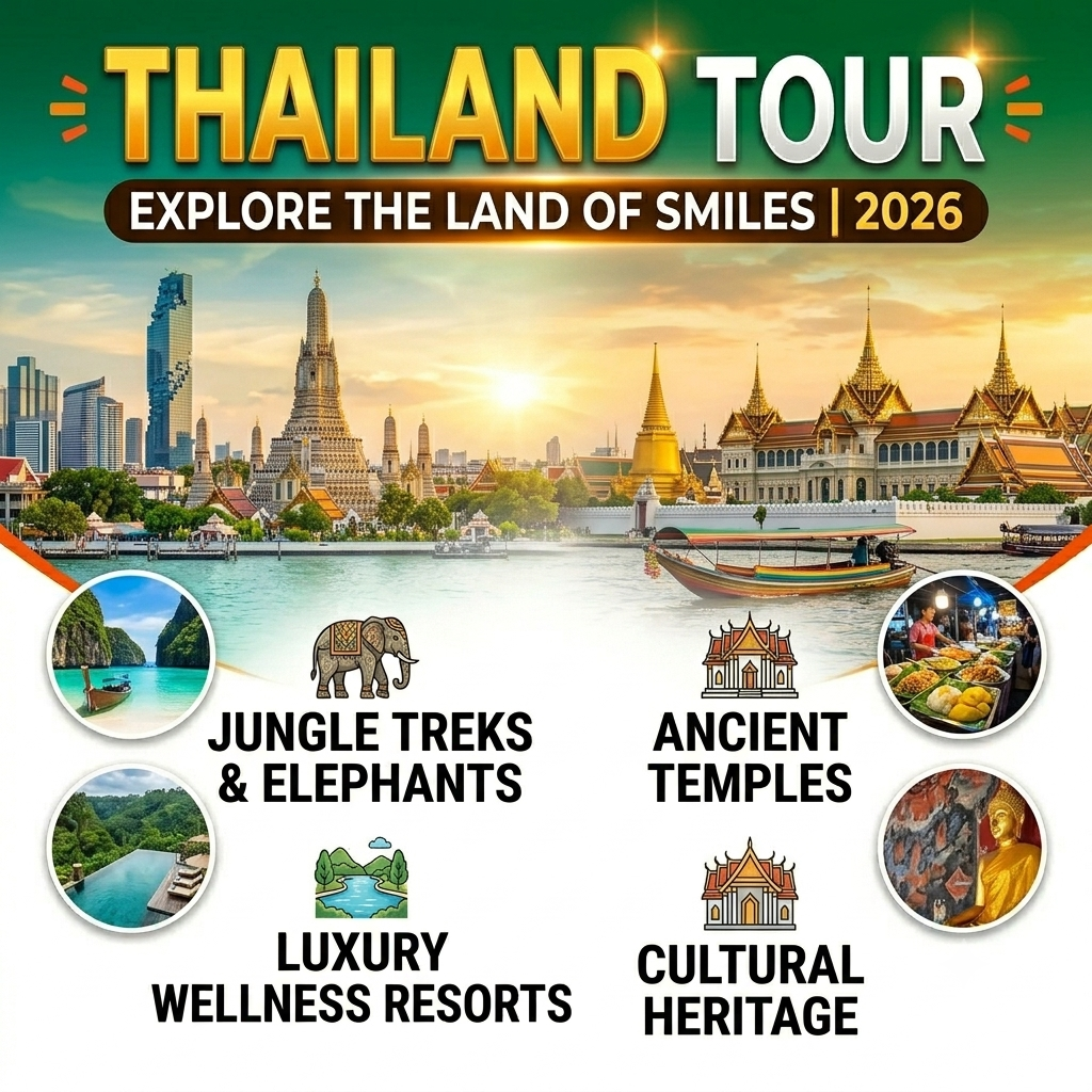 Thailand Tour Package from Kohat Enclave Rohini & Pitampura Delhi