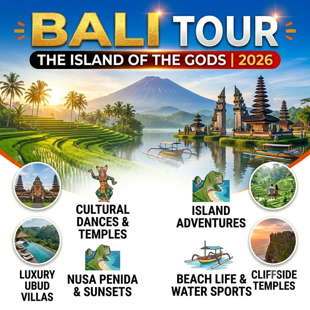 Bali Tour Package from Shalimar Bagh, Rohini & Delhi NCR
